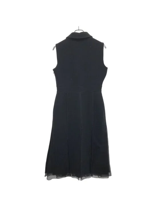 Prada No-three-boo-ruf Slit Ple-tswan Piece Black 44 - Picture 2 of 4